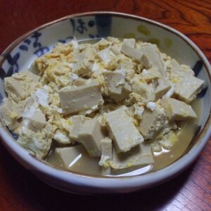 高野豆腐の玉子とじ